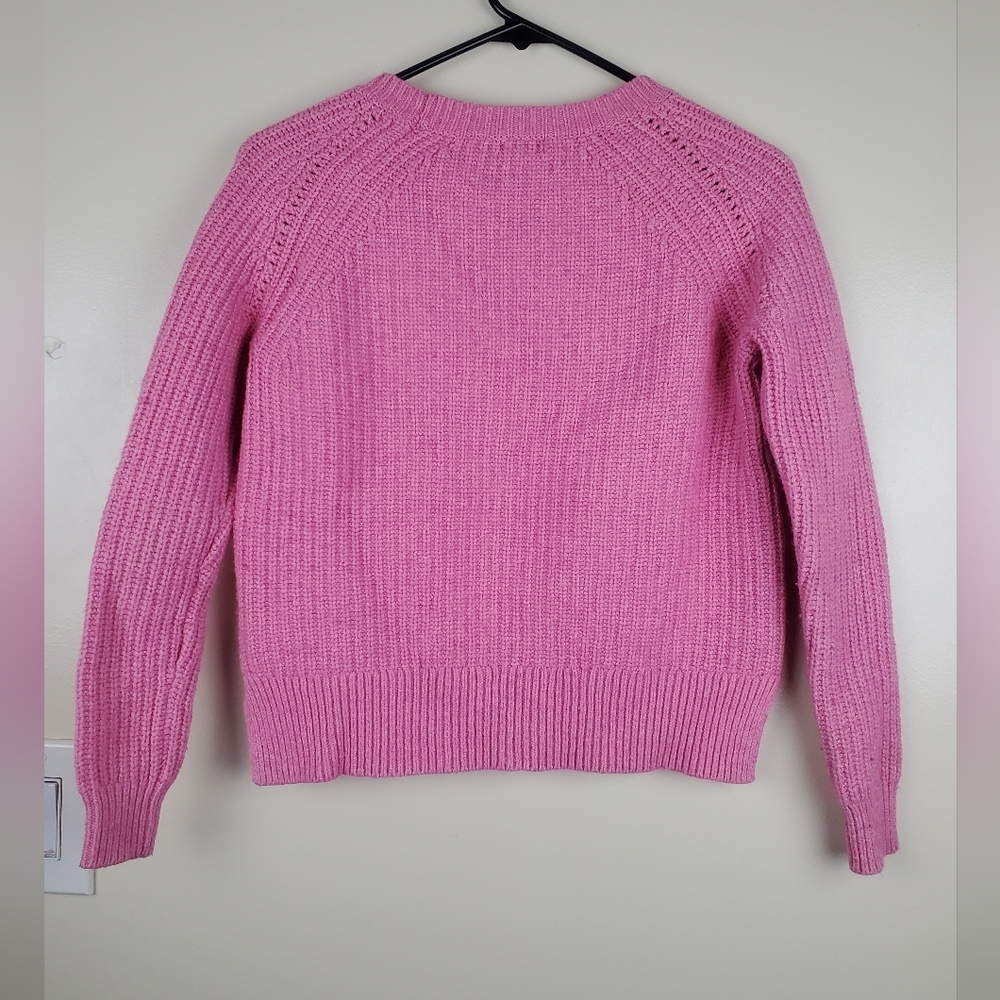 J. Crew Pink Knit Sweater Size S - Picture 3 of 4